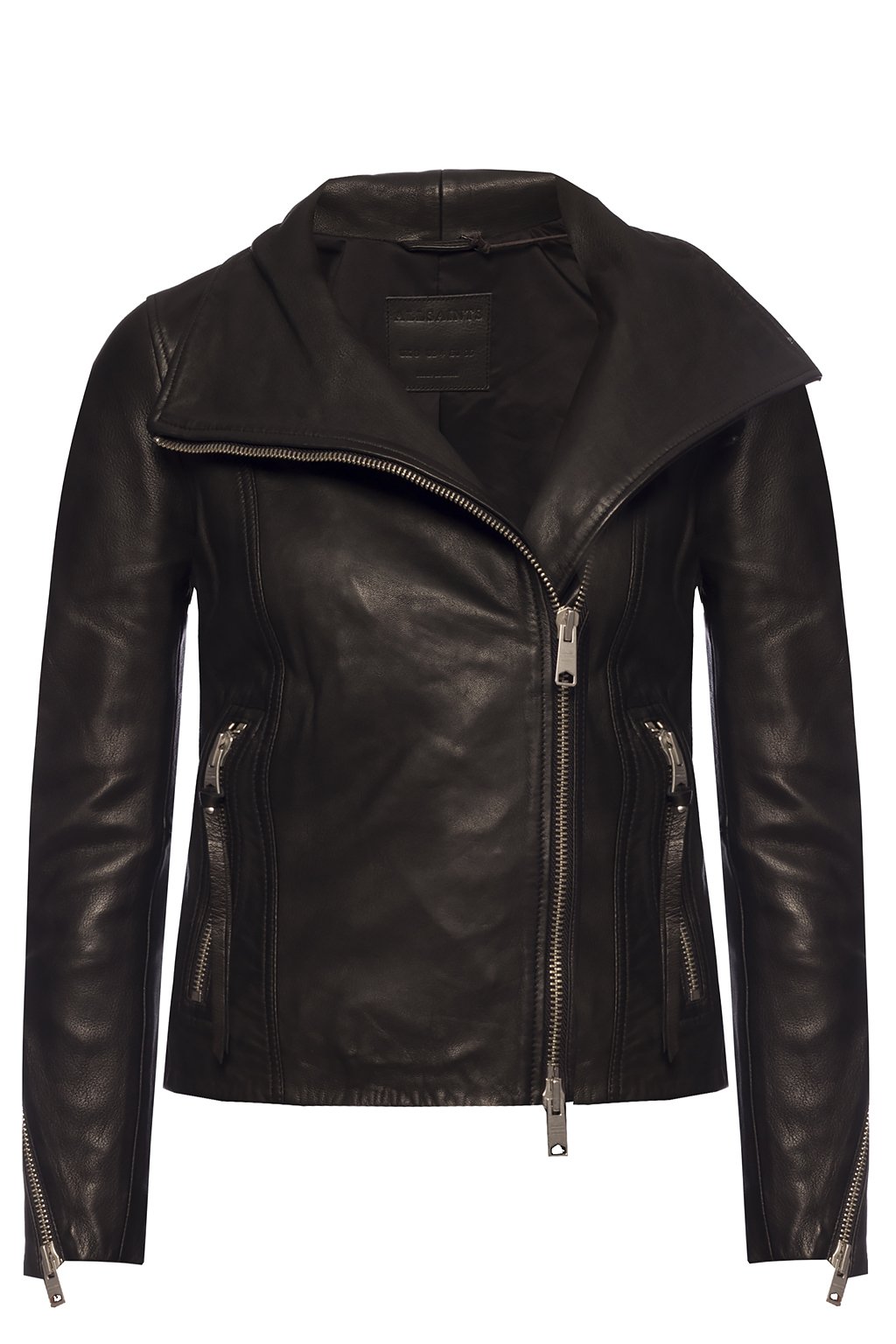 Black 'Ellis' biker jacket AllSaints - Vitkac GB